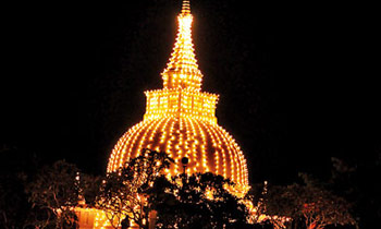 Poson Aloka Pooja